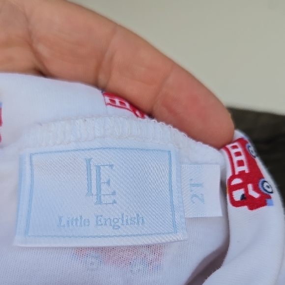 Litthite Long Sleeve Top with Red Print - Picture 2 of 5